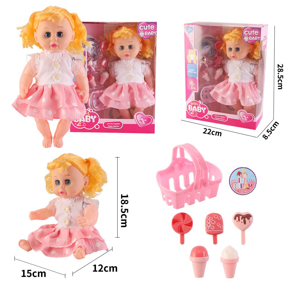 12-Inch Soft Talking Baby Doll Sleep Companion Toy - Ideal Gift for Girls