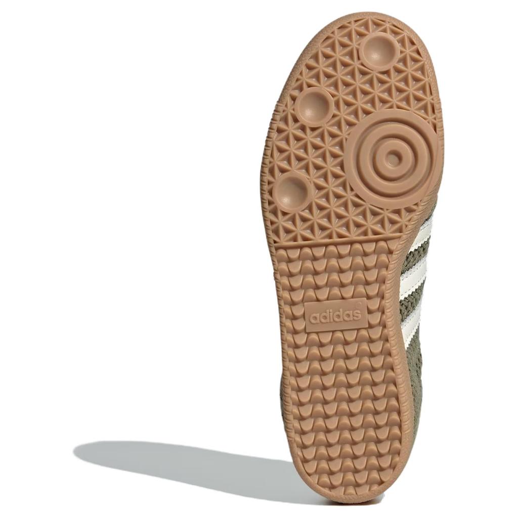 Adidas Samba OG Knit Pack - Orbit Green Damen Sneaker Cremeweiß Gummi-3 JR9447