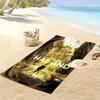 Football star Print Beach Towel, Large Soft Quick Dry Towel for Beach Camping Swimming