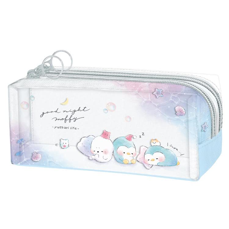 

Sleeping Moffy [Pen Pouch] Twin Zipper Pen Case / Relaxed Life