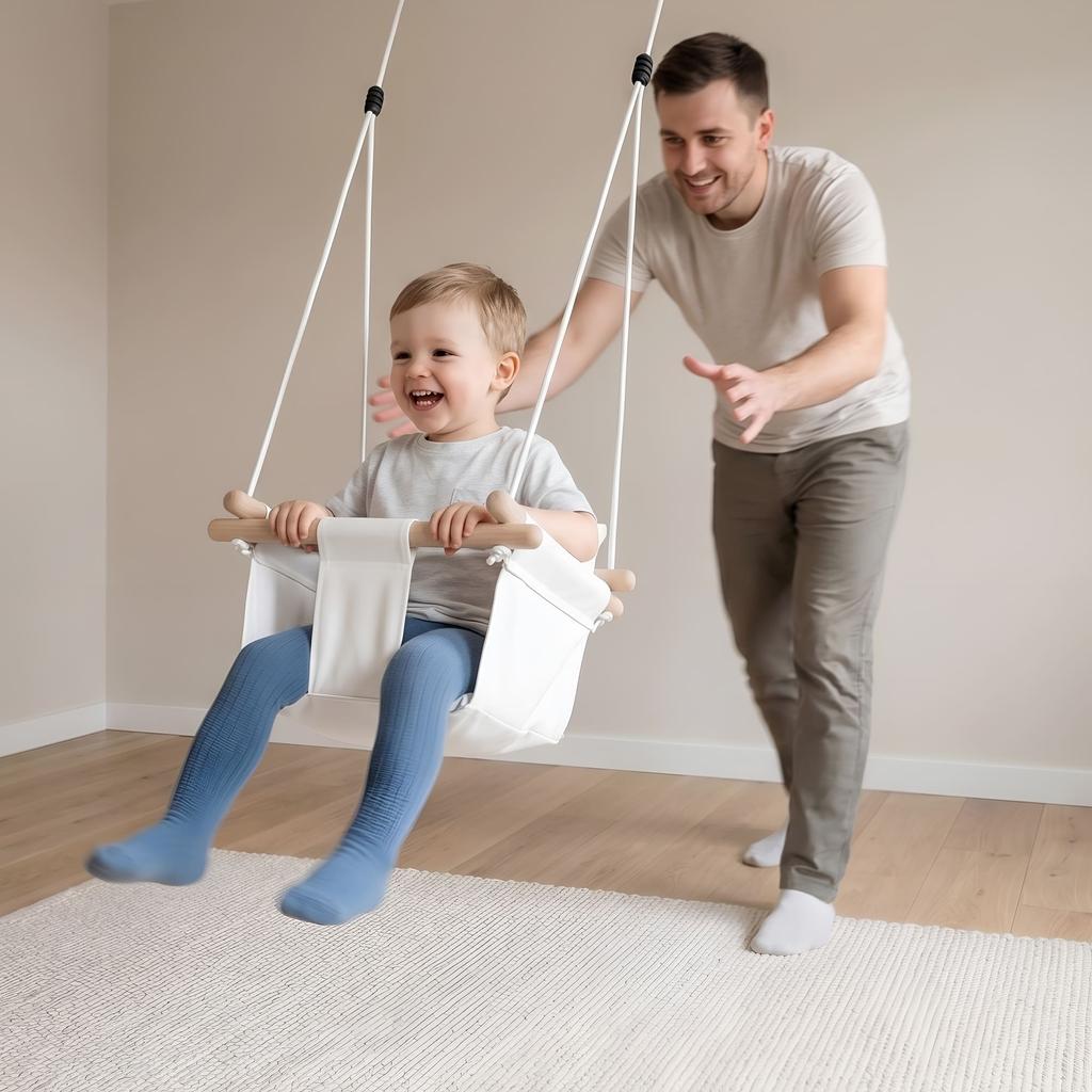 Junior Best Baby Swing - White