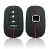 Silicone Rubber Key Fob Cover Compatible With Honda - Accord Civic Cr-V Sport Si Ex Ex-L Touring 4 Buttons Smart Key