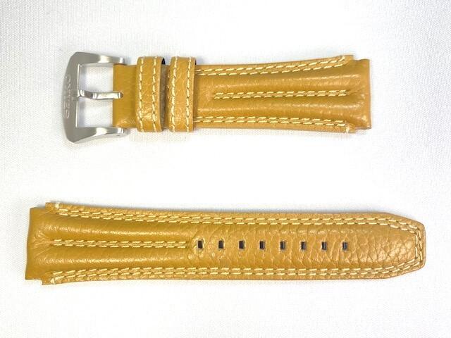 D0171AL SEIKO Prospex 21mm Leather Brown for Via Strap, Calfskin, Beige, SBDC011/ 6R15-01W0 (Ships Nekoposu)