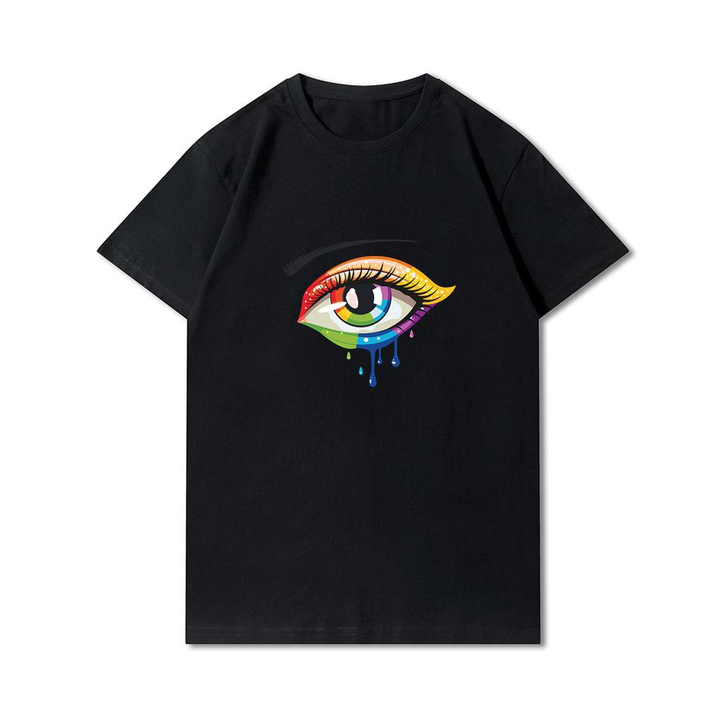 Tricouri de vară cu 100 de modele pentru femei, pisici, cu imprimeu animal, ocazional, cu mâneci scurte, tricouri supradimensionate cu gâtul 100% bumbac