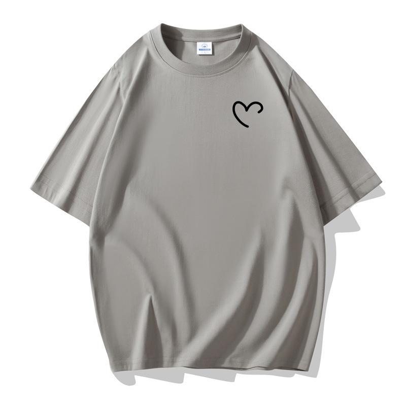 Einfaches Design Herren Kurzarm T-Shirt 100% Baumwolle Freizeit-Tee Große Größe