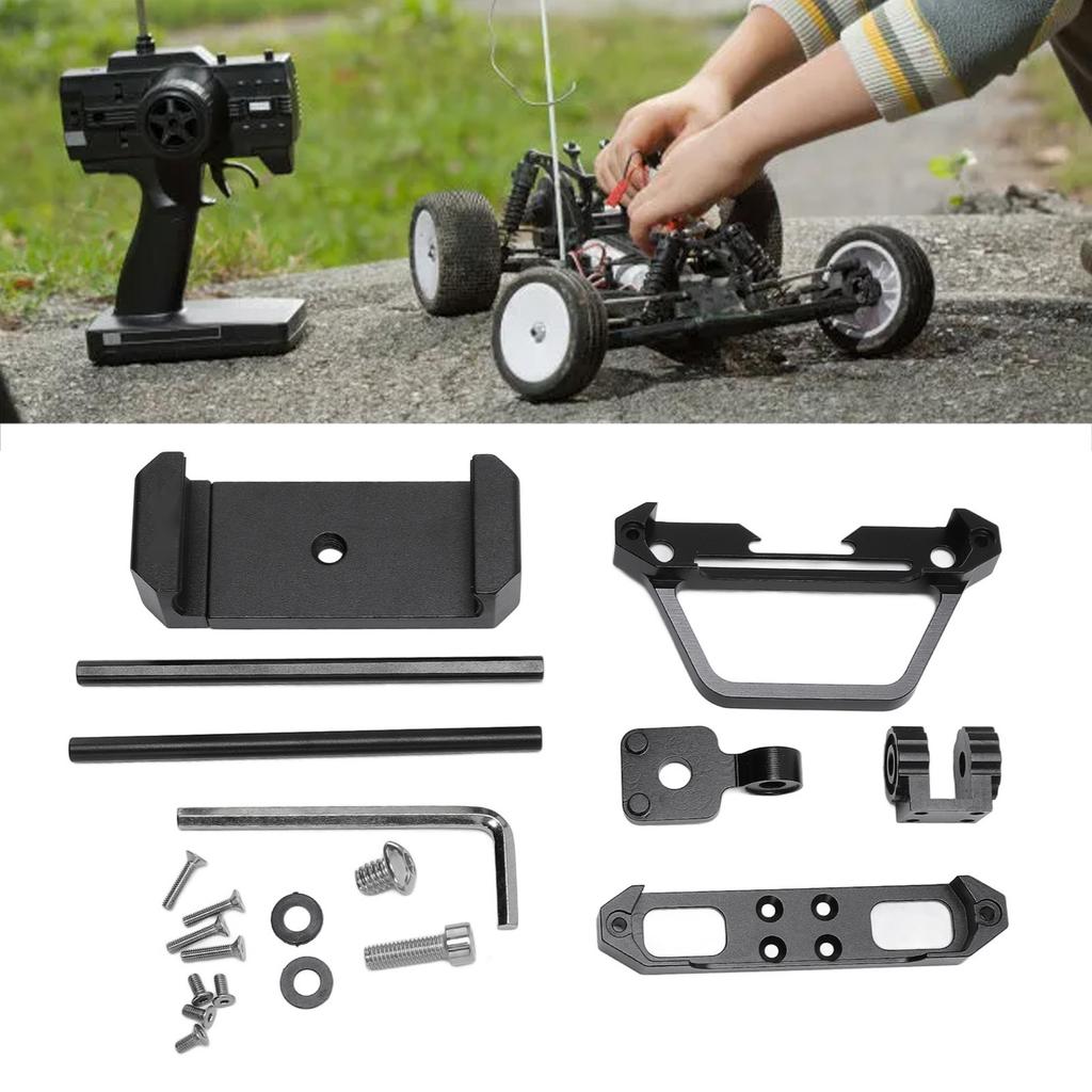 Suport de protecție ecran cu suport pentru telefon Metal de înaltă rezistență pentru Flysky Noble NB4 Transmițător Mașină RC