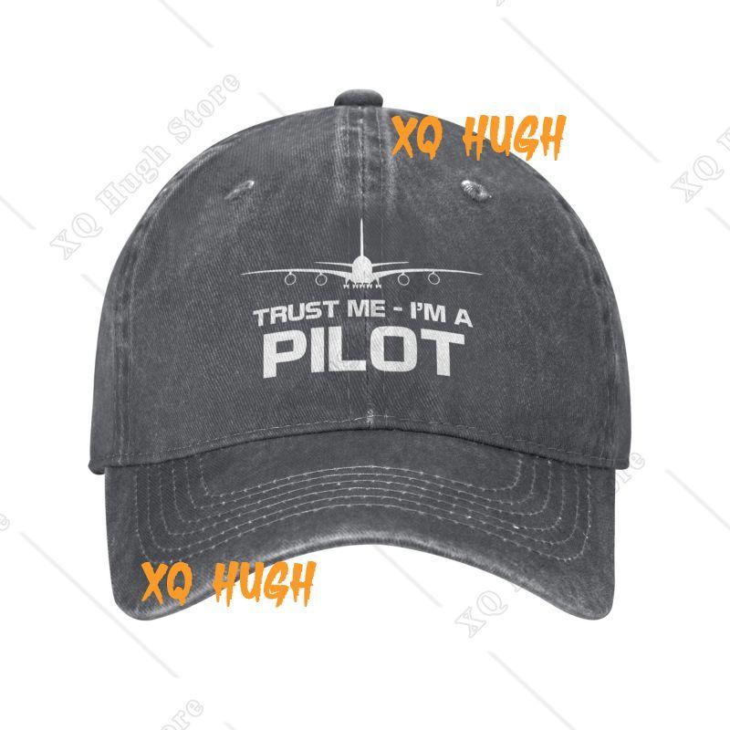 Custom Unisex Cotton Trust Me IM A Pilot Baseball Cap Adult Aeroplane Aviation Adjustable Dad Hat Sun Protection Snapback Hats