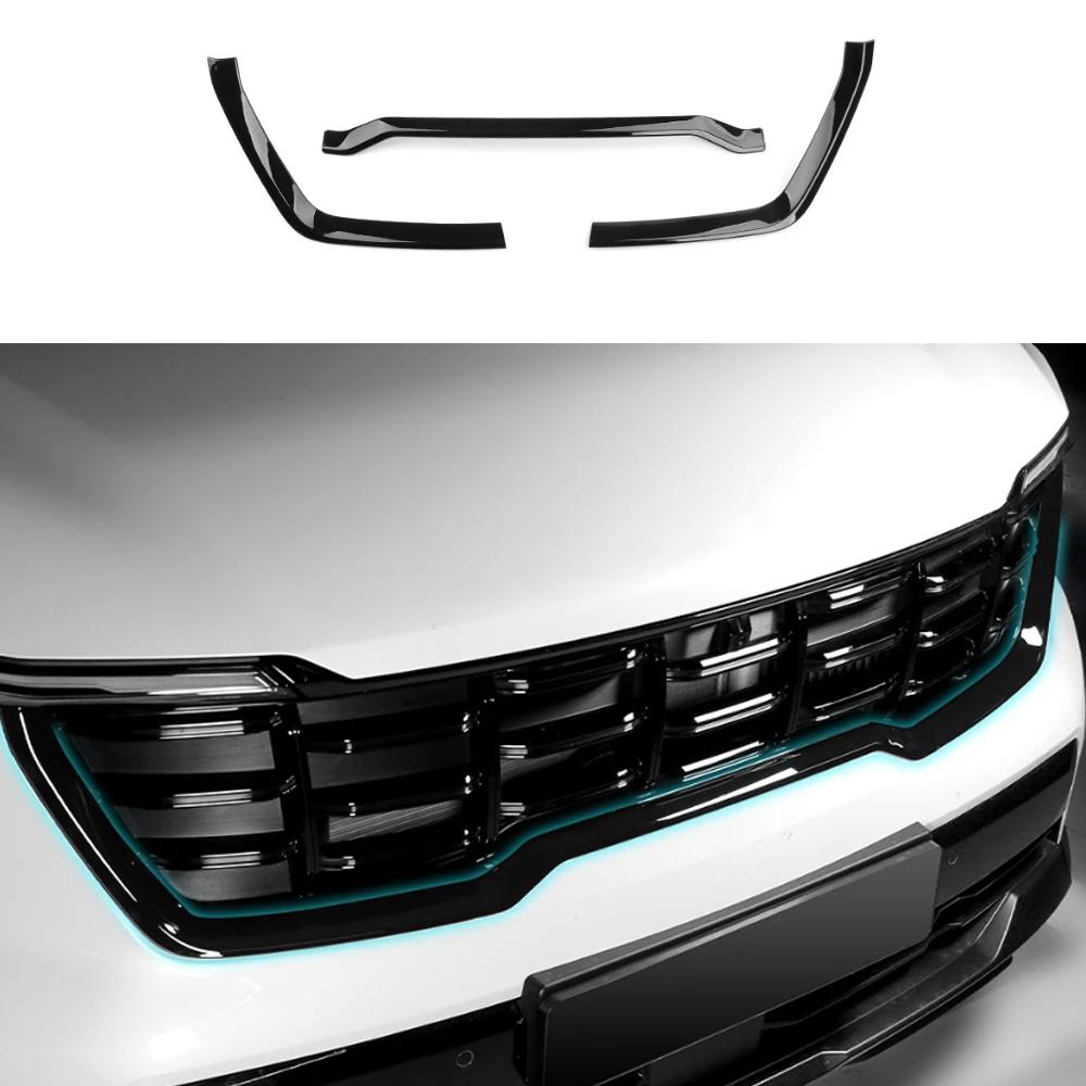 For Kia Sorento MQ4 -2026 Car Tuning Black Car Window Decorative Strip Cover D-pillar Trim Accessories