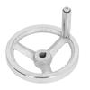 12x125MM Größe 3 Speichen Handrad Gusseisen Material Drehbank Handrad Für Drehbank