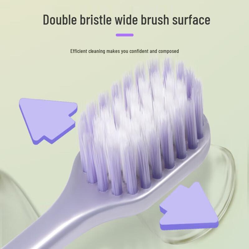 FAWNMUM Soft Bristle Wide Head Toothbrush Family Pack