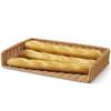 Panier d'exposition pour buffet pour baguettes et pain en polyrotin 595 x 395 x 105 mm