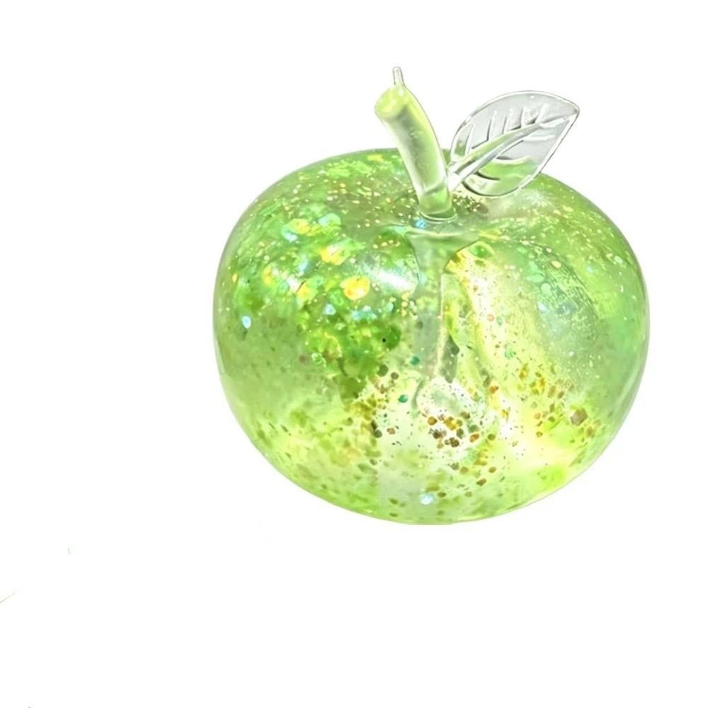 Soft Clear Jelly Squishy Ball Blue Maltose Squishy Toy Ball Quick-rebound Squeeze Toy  Office