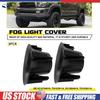 For 2005-2011 Toyota Tacoma Fog Light Lamp Bumper Cover Bezel Black Left+Right