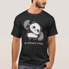 Panda The Struggle Is Real Weightlifting Fitness G T Shirt Vintage Top For Everyday Wear Graphic Streetwear Unisex