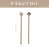 100 Count Wood Stir Stick for Coffee and Drinks 5.9Inch Stirring Rod Coffee Supplies Wood Beverage Mixer for Restaurant