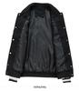 10XL Men's Trendy Plus Size Fleece-Lined Baseball Jacket - Thick Loose Outerwear for Teens