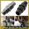 Motorcykelaxelverktyg 17 19 22 24 mm Motorcykel Framhjulsaxel Sexkantig Spindelnyckel Borttagningsverktyg För Honda Kawasaki Suzuki BMW