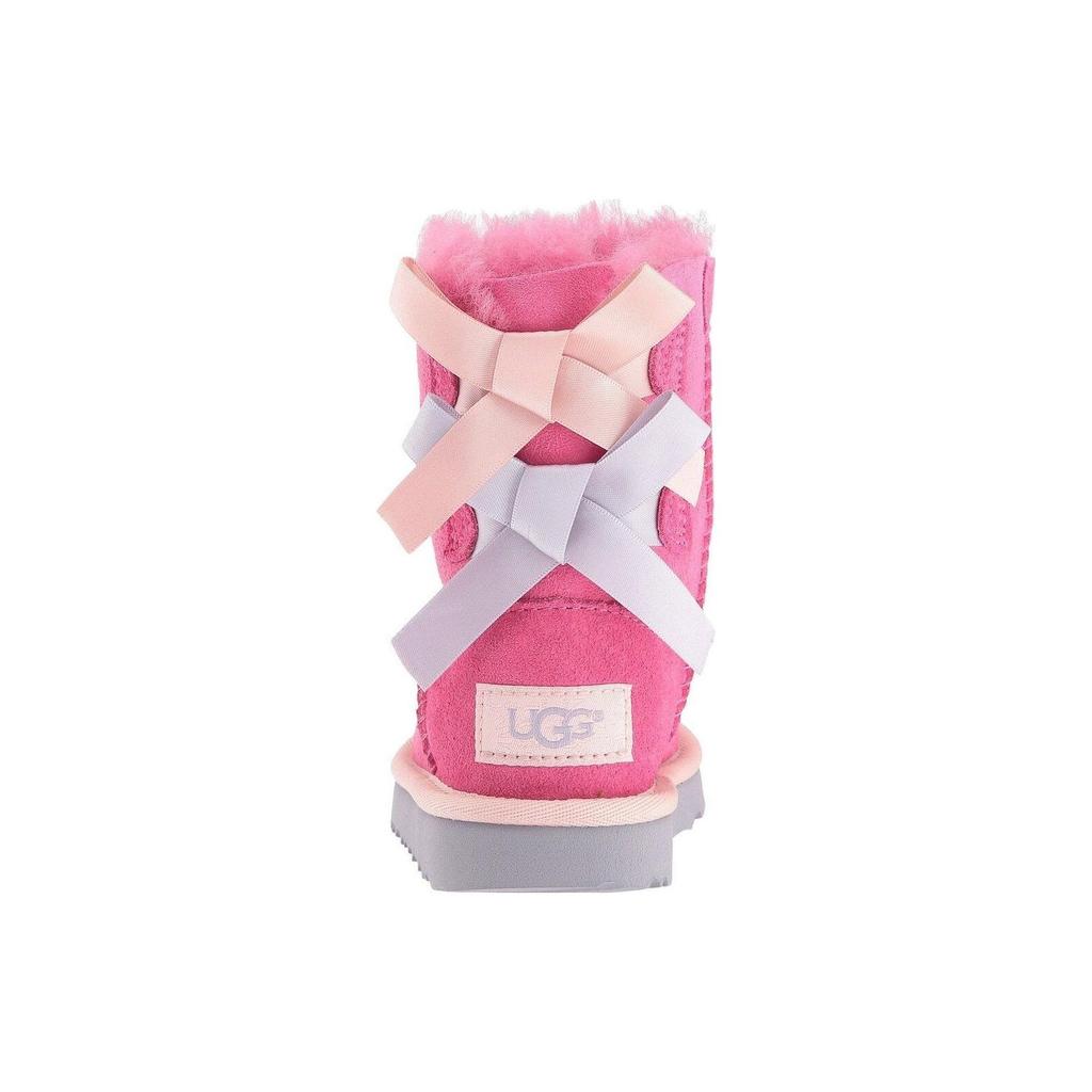 (TD) UGG Bailey Bow II Boot 'Pink Icelandic Blue' Baby 1017394T-PAIB