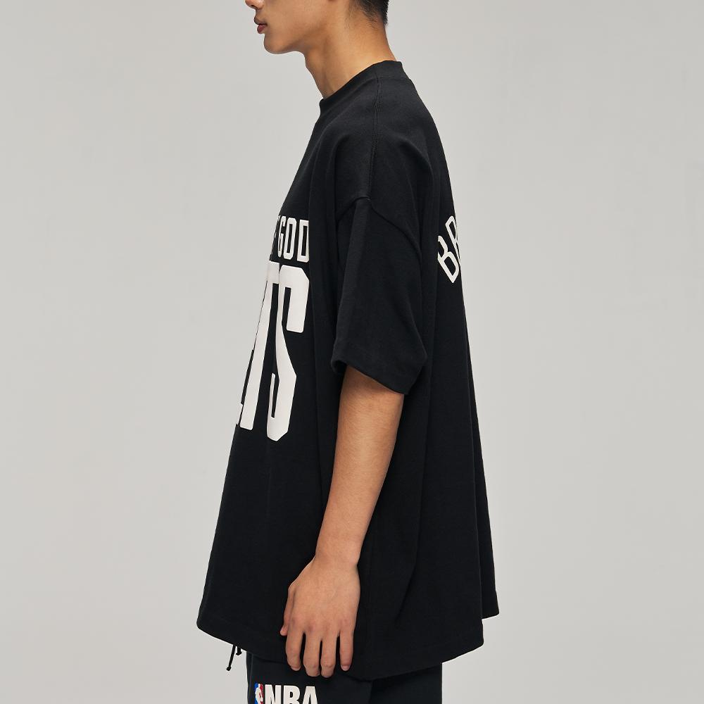 Fear of God Essentials Nets 90s Tee Black Men Tops 125NB252024F