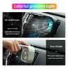 USB Car Air Outlet Cooling Fan Mini Color LED Light Low Noise Car Clip Fan 3 Speed Auto Interior Air Conditioner Cooler Car Fan