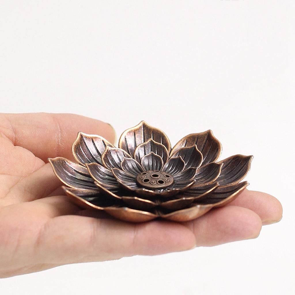 Alloy Incense Burner Stick Holder Line Incense Plate Sandalwood Coil Base Home Decor