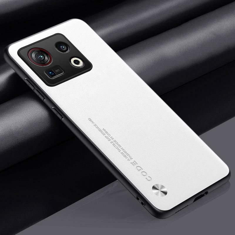 Luxus PU Lederhülle Für Nubia Z40S Pro Rückseite Matte Silikon Stoßfeste Schutz Handyhülle Für ZTE Nubia Z40S Pro 5G