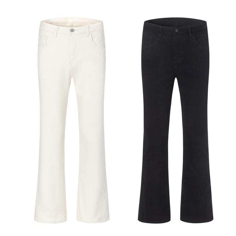 Skinny Jeans Men's Street Slightly Pull Legs Long High-end Straight Trousers