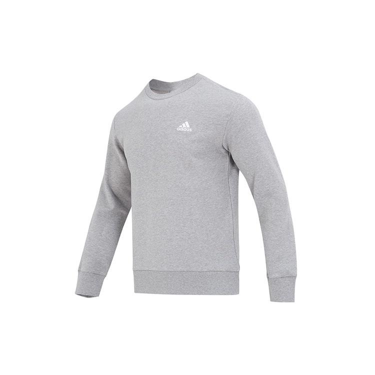 adidas French Terry Sweatshirt Grey White Men s IC9331 M