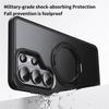 For Samsung Galaxy S26 Ultra Magnetic Case TPU + Acrylic + Metal Kickstand Matte Phone Cover