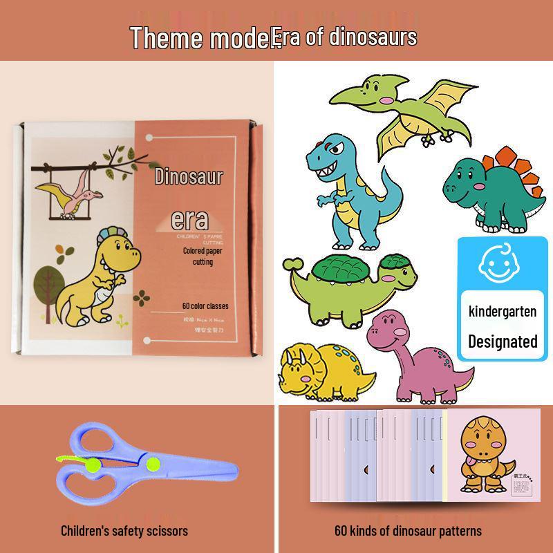 Handmade Educational Paper Cutting Art Materials for Preschool & Kindergarten