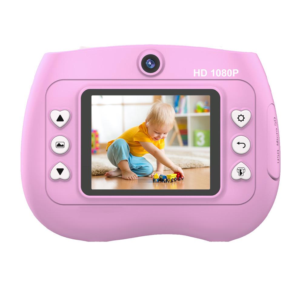 Portable Purple Children's Instant Selfie Camera with Printing