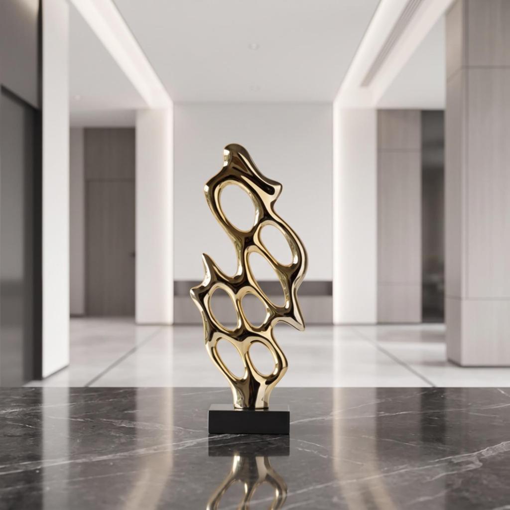 Tabletop Ornament Decorative Geometric Sculpture Creative for Office