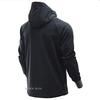 Kubota Slugger Indossa Felpa con Cappuccio Mezza Zip Parka Kubota Slugger Wear Swallow Sports Nero Melange M OZ-3S (B)