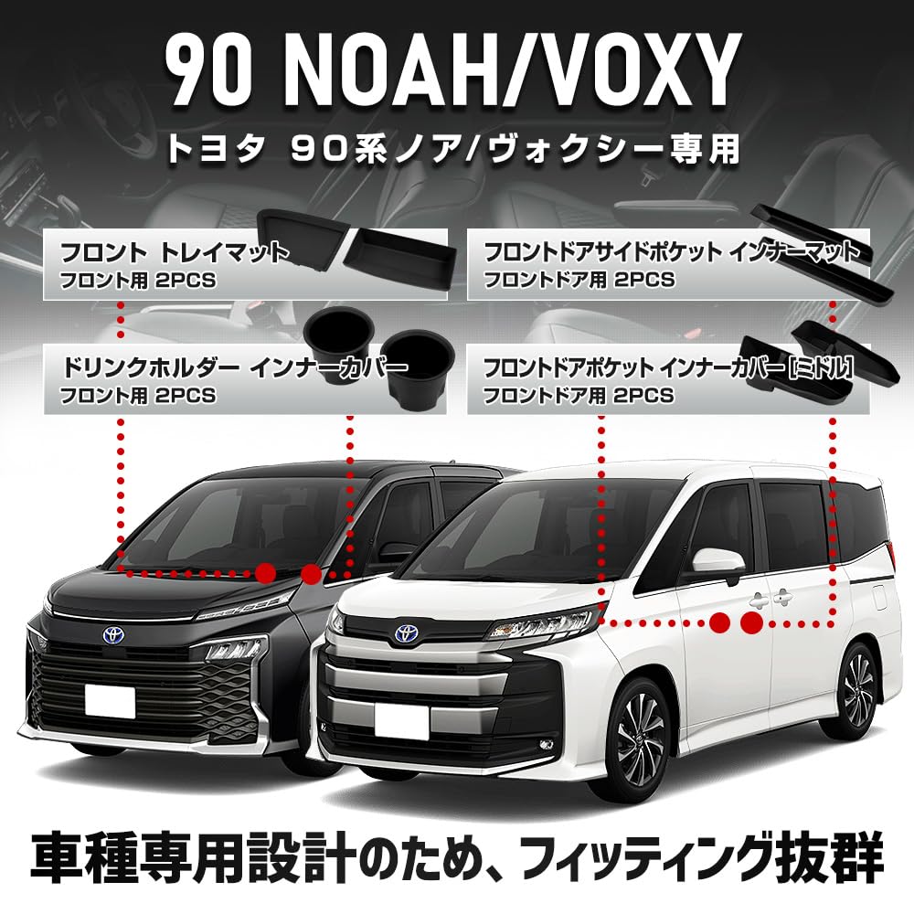 YOURS 90 Series Noah Voxy Exclusive Protective Cover & Mat [Single Item: Front Tray