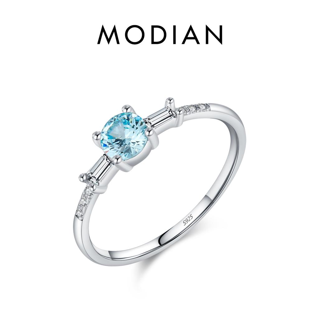 925 Sterling Silver Colorful CZ & Opal Eternity Bands Finger Ring Trendy Stackable Vacation Fine Jewelry For Women Gifts