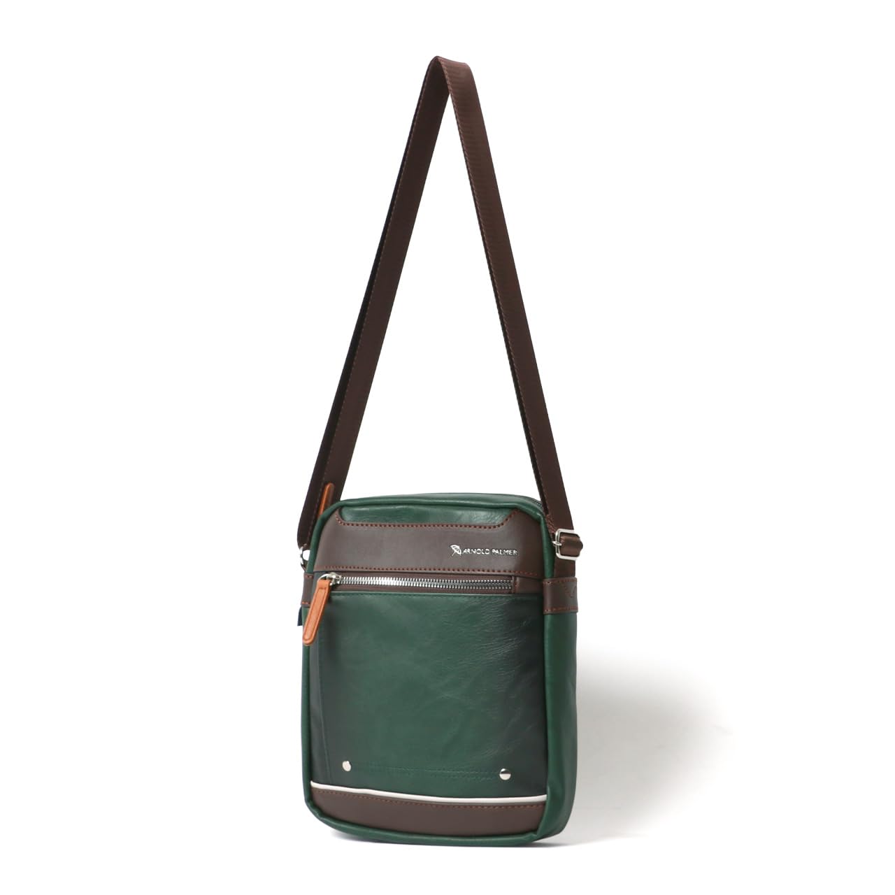 

Arnold Palmer Shadow Faux Leather Shoulder Bag, Vertical, Khaki, Free Size