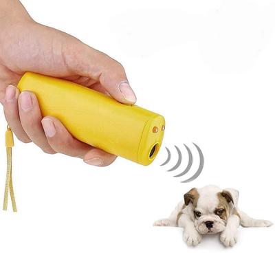 3-in-1 Hond Afweerder Anti-Blokkeer Apparaat Ultrasone Hond Afweerder Stop Blaffen Controle Trainingsbenodigdheden Met LED Zaklamp