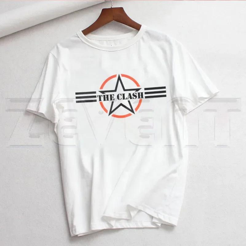 London Calling The Clash Album Aesthetic T Shirts Summer Casual Women's T-shirt Sleeve Female Tops Tees