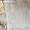 1PC NAPEARL French Retro Lace Short Curtain, Rustic Style, Lightweight Sheer Curtain for Living Room Kitchen Cupboard Window Home Decor