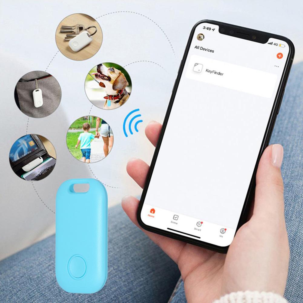 Bluetooth-Compatible Kid Dog Pets Key Finder Battery Operated Smart GPS Locator Wireless Child Bag Wallet Finder for Android 8+