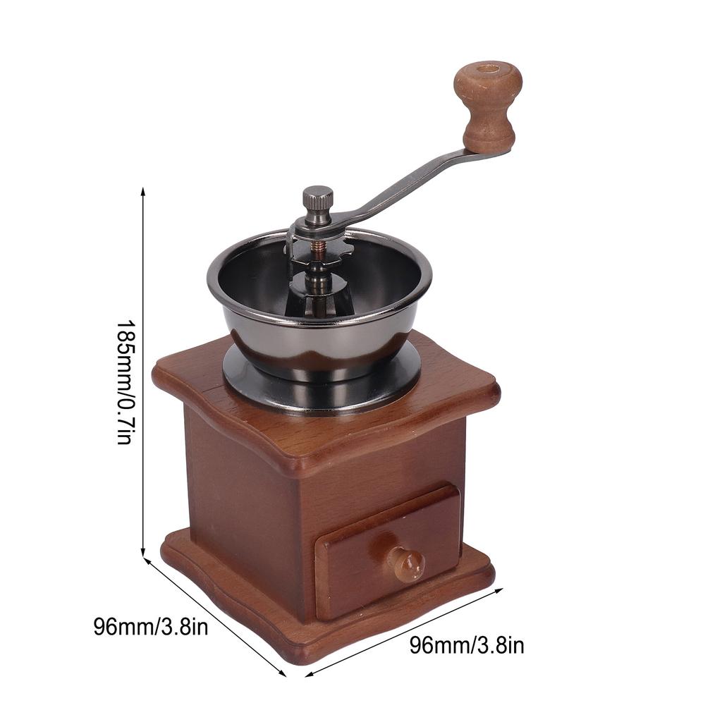 Variety Manual Coffee Grinder, Vintage Coffee Mill, Hand Operated Grinder Hand Mill Coffee Grinder for Home, Easy to Clean