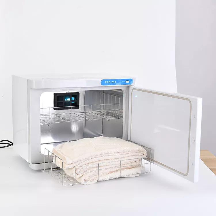 23A Dvouvrstvá sterilizační skříňka na ručníky a nářadí s ozonem a UV zářením