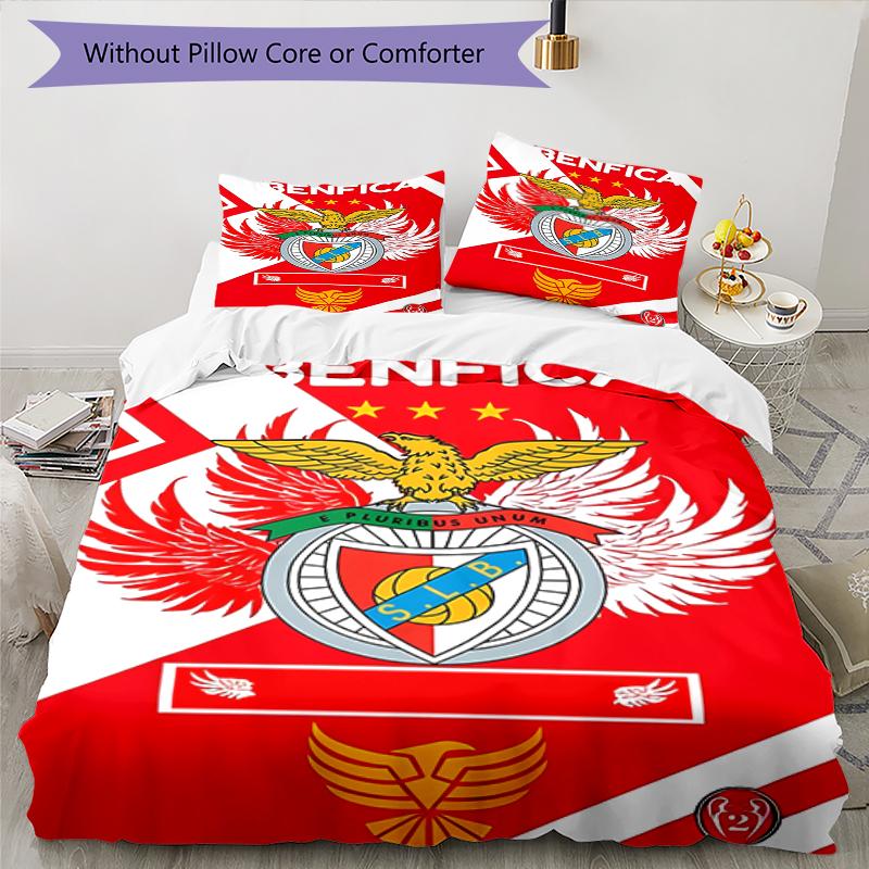 3 шт. С.Л.. Постельное белье Benfica Комплект Пододеяльник Застежка Включает 1 пододеяльник и 2 наволочки, Мягкое и удобное для всех сезонов.