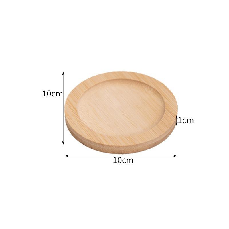 20pcs Wooden Coaster Blank Board DIY Mosaic Coaster Set for Most Plant Pots Home Office Desk Dinners Tea Set Coasters Room Decor