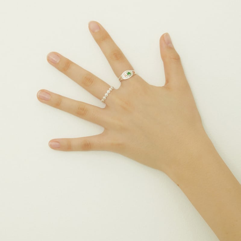 Fillow Flower Pattern Fitted Ring