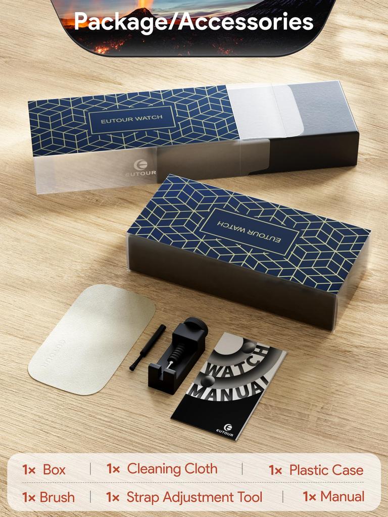 EUTOUR Magnetische Uhr mit Camouflage Stilvoll und Schlicht Lässig Quarz 3ATM Wasser 40mm und Schwarzes Harzarmband Herren Zifferblatt, Uhrwerk, Wasserdichtigkeit, Zifferblatt,