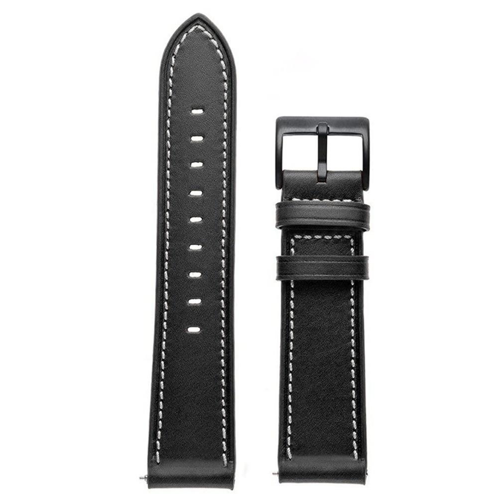 Watchband 20mm 22mm Leather Strap For Samsung Galaxy Watch 5 Pro 45mm/4 Classic 46mm 42mm Bracelet Belt Watch 5/4 44mm 40mm Watch Band