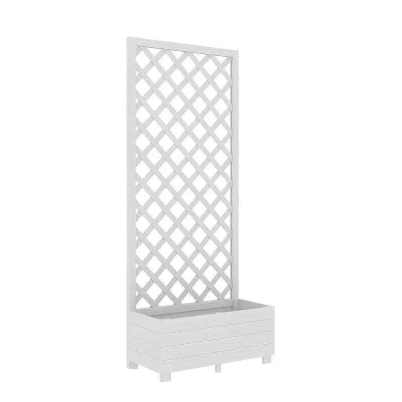 High-End Outdoor Anti-Corrosion Wood Trellis Planter