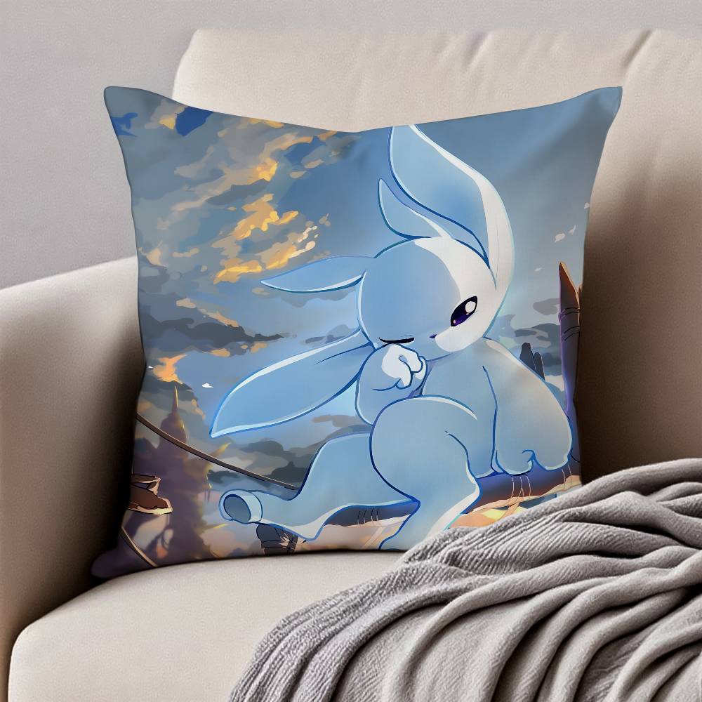 Spiel O-Ori Und Der B-Blinde Wald Kissenbezug Milbenschutz Kissenbezug Verdeckter Reißverschluss Seidig Plüsch Sofa