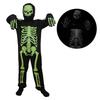 Halloween Kids Horror COS Costume Luminous Skull Ghost Costume Skeleton Costume Dress Up Party Costume
